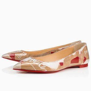 Christian Louboutin Ballalla Flat PVC Kraft